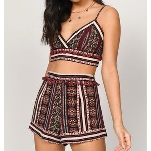 Rise To Power Aztec Print Two-Piece
